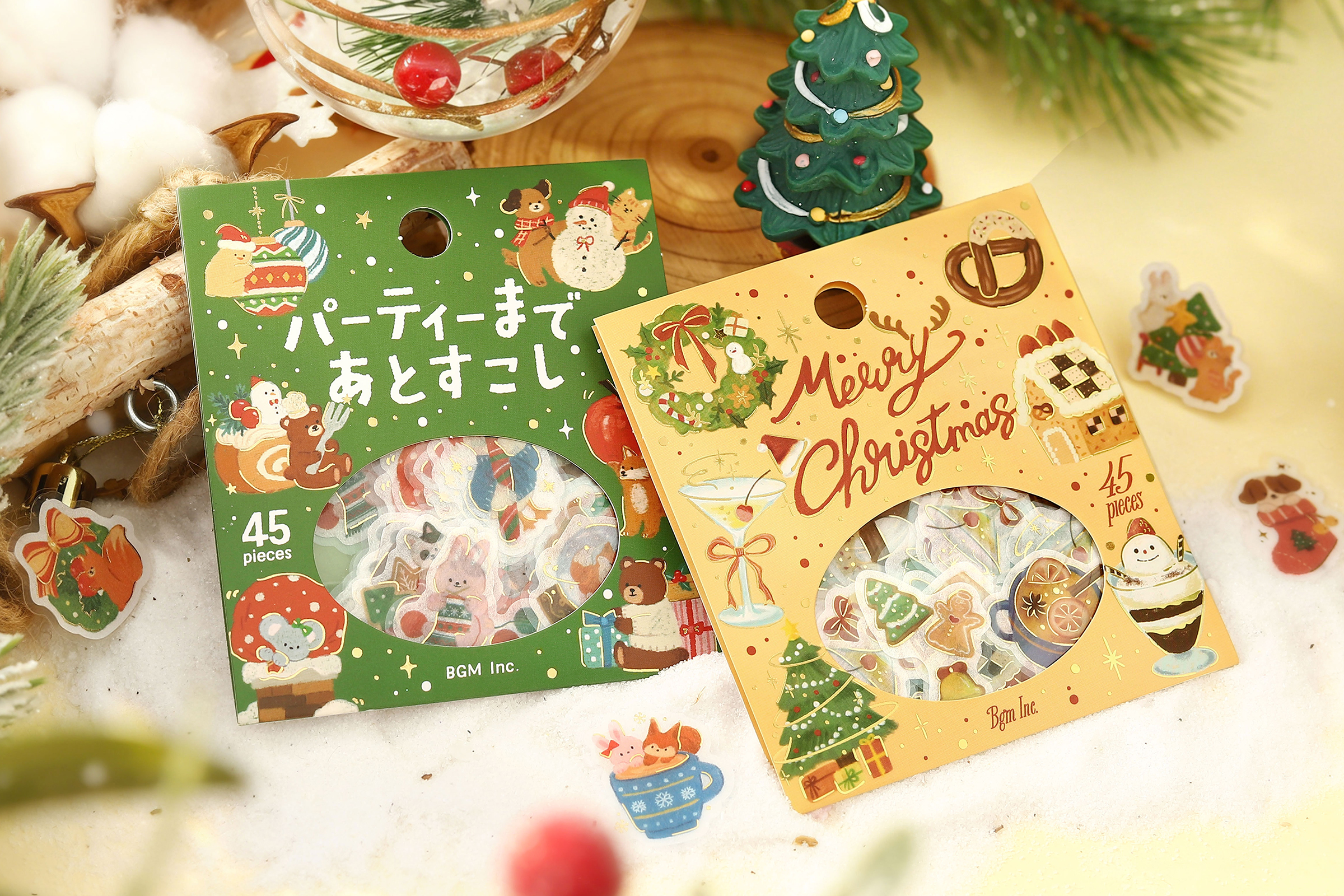 2026クリスマス限定・フレークシール