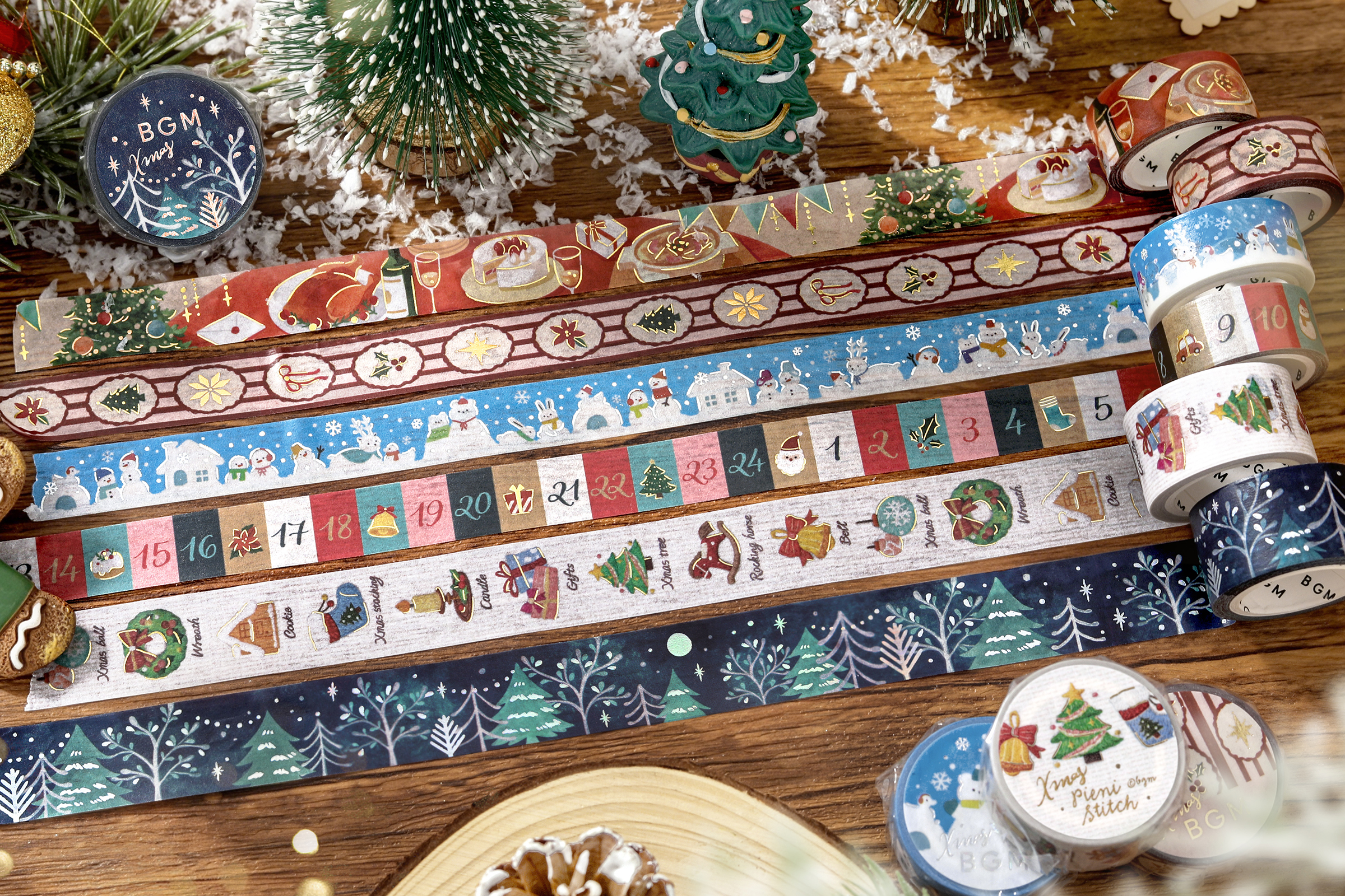 2026クリスマス限定・マスキングテープ